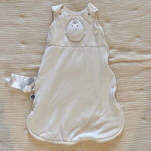 White Sleeveless Kids Nested Bean Sleepsack